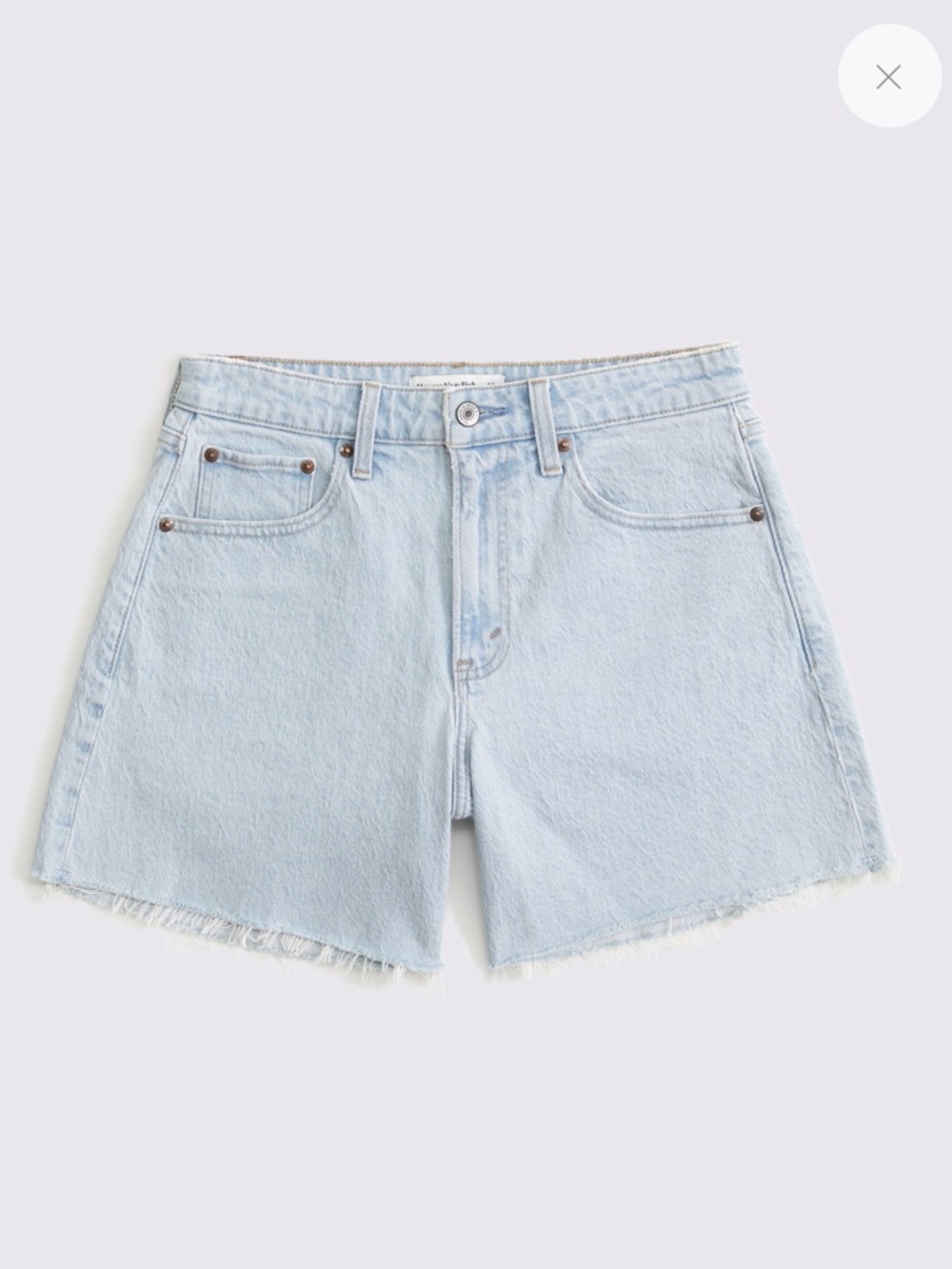 Abercrombie & Fitch high rise dad shorts